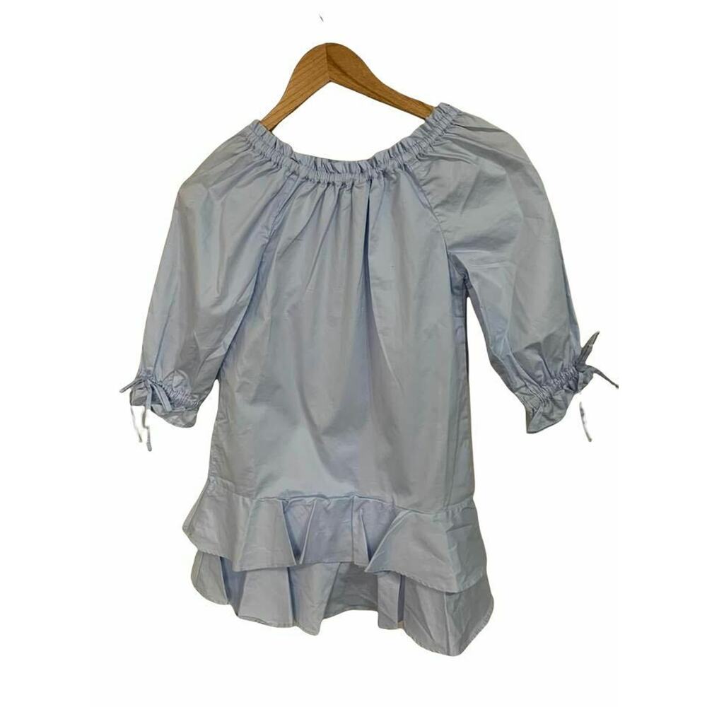 Habitual Girl Light Blue Ruffle Dress Size 7/8 NWT